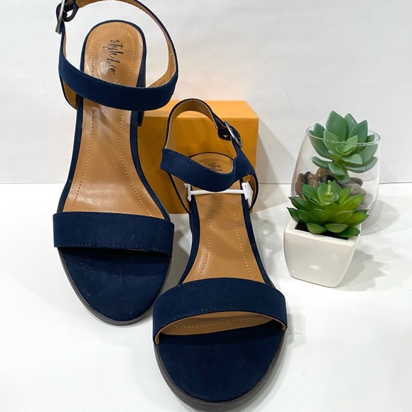 Style & Co. Shoes - Style & Co Mollee in blue NWO with box.